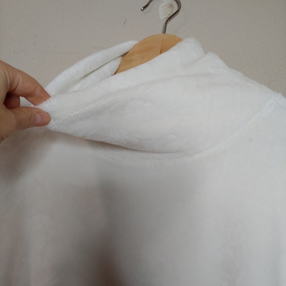 Athleta Double Karma Cozy Funnel Neck Pullover Sea Salt White XS 511446 - Picture 8 of 12